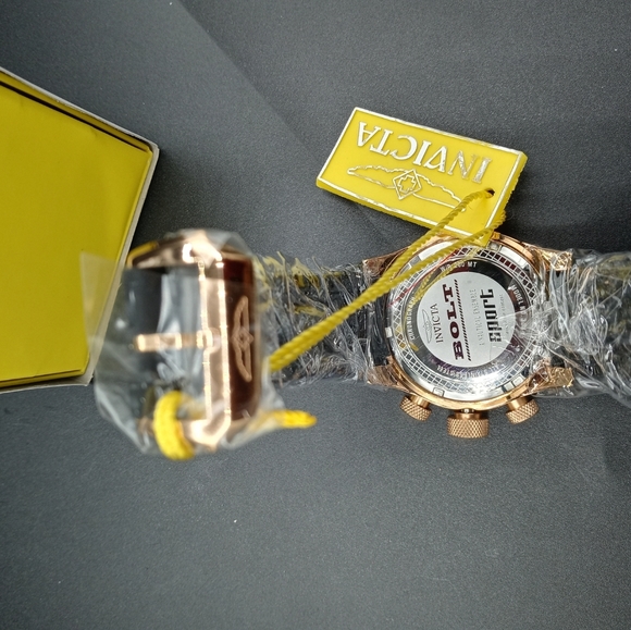 FIRM PRICE-INVICTA BOLT Chronograph Rose watch main image 7